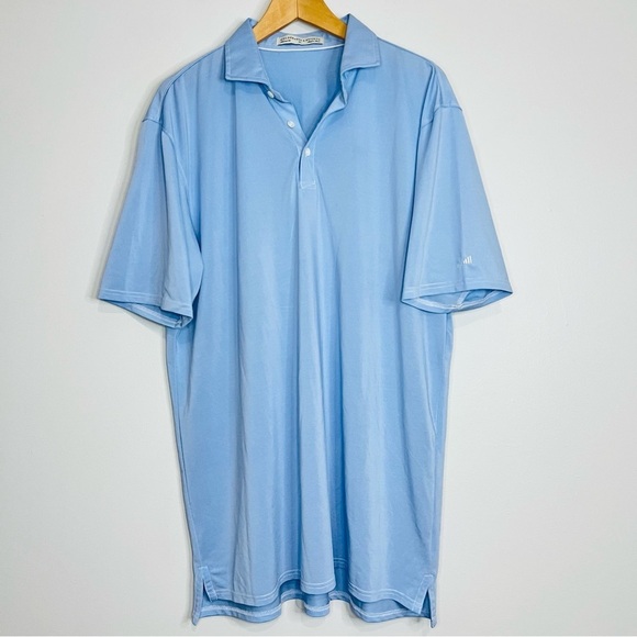 Holderness & Bourne Blue The Holland Polo Shirt XL - Picture 2 of 5